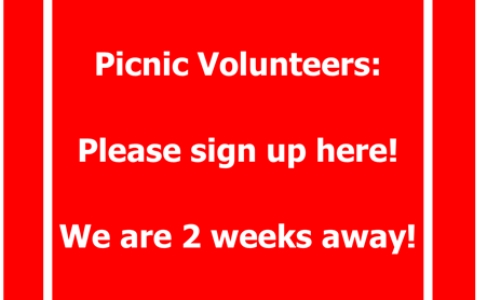 PICNIC VOLUNTEER SGN-UPS 