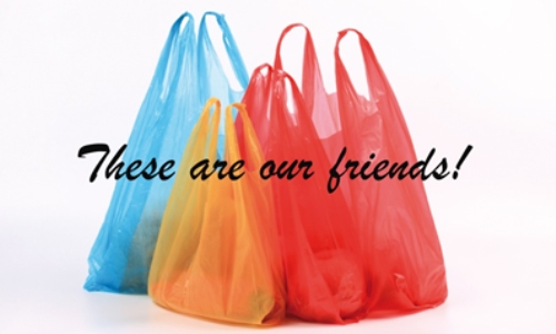 HandS IN NEED OF PLASTIC BAGS
