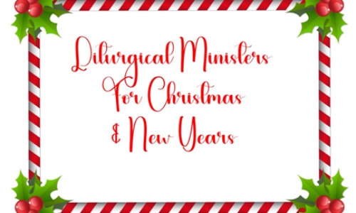 CHRISTMAS & NEW YEARS MINISTERS