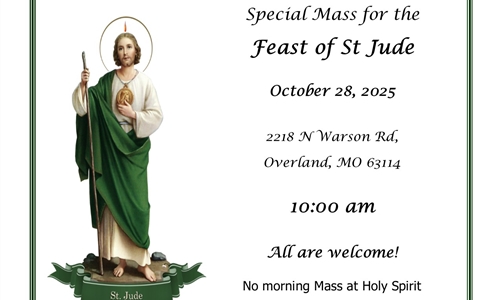    FEAST OF ST JUDE   OCTOBER 28