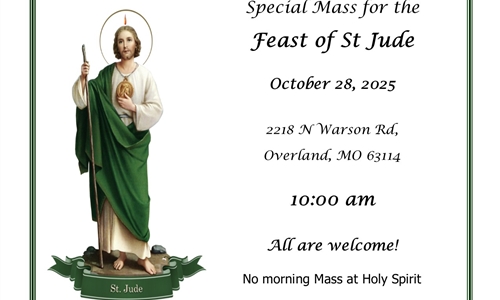  FEAST OF ST JUDE