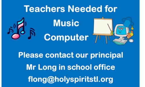 TEACHERS NEEDED