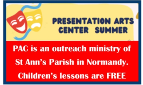 PRESENTATION ARTS CENTER SUMMER CAMPS