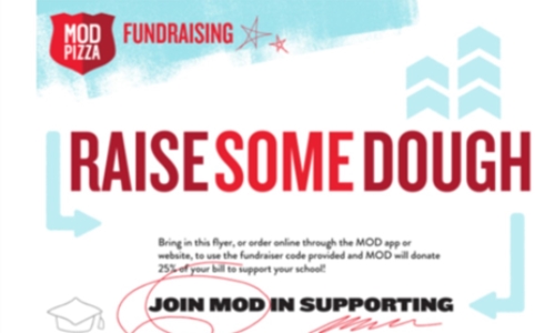 MOD PIZZA DONATES 25% OF YOUR ORDER!
