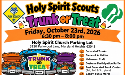 TRUNK OR TREAT OCTOBER 23