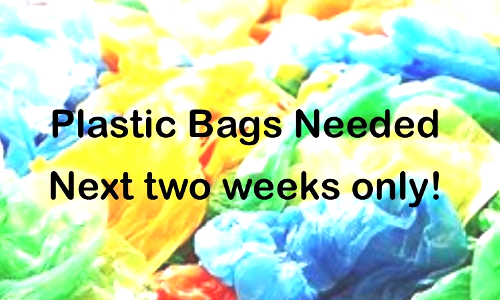 Plastic Bags Needed