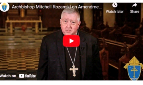 Archbishop Rozanski on Amendment 3