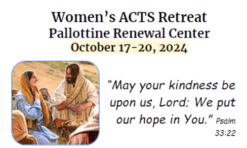 Women's ACTS Retreat Fall 2024