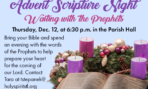 Advent Scripture Nights!