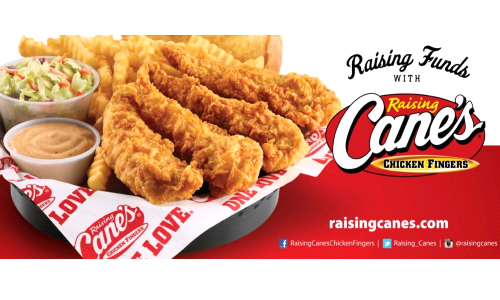  Raising Cane's Fundraiser for School Nov 12